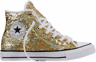 (Women) Converse Chuck Taylor All Star Hi 'Gold White Black' 553439C (Women) Converse Chuck Taylor All Star Hi 'Gold White Black' 553439C