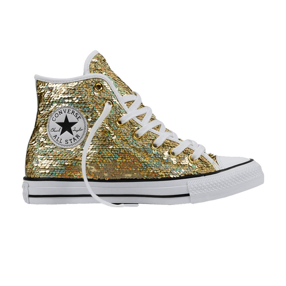 (Women) Converse Chuck Taylor All Star Hi 'Gold White Black' 553439C