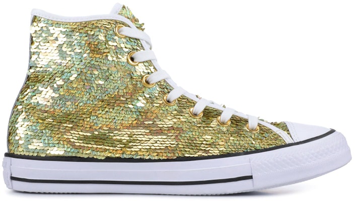 (Women) Converse Chuck Taylor All Star Hi 'Gold White Black' 553439C Buy (Women) Converse Chuck Taylor All Star Hi 'Gold White Black' 553439C