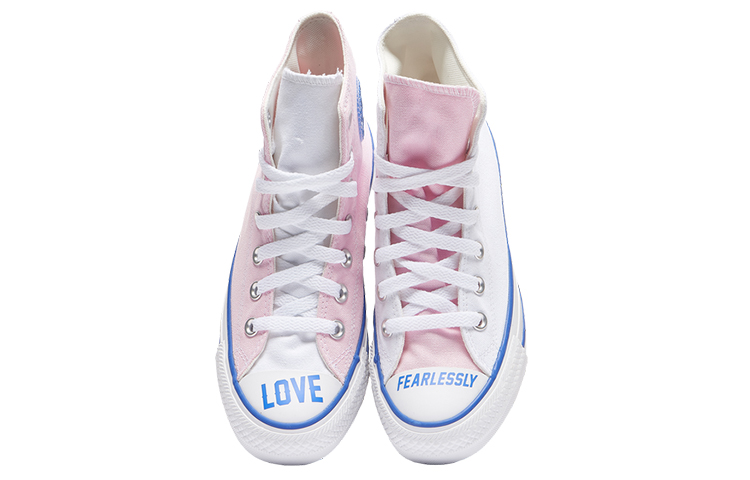 Lookbook Sepatu Converse Chuck Taylor All Star Hi Pink/Putih 168187F