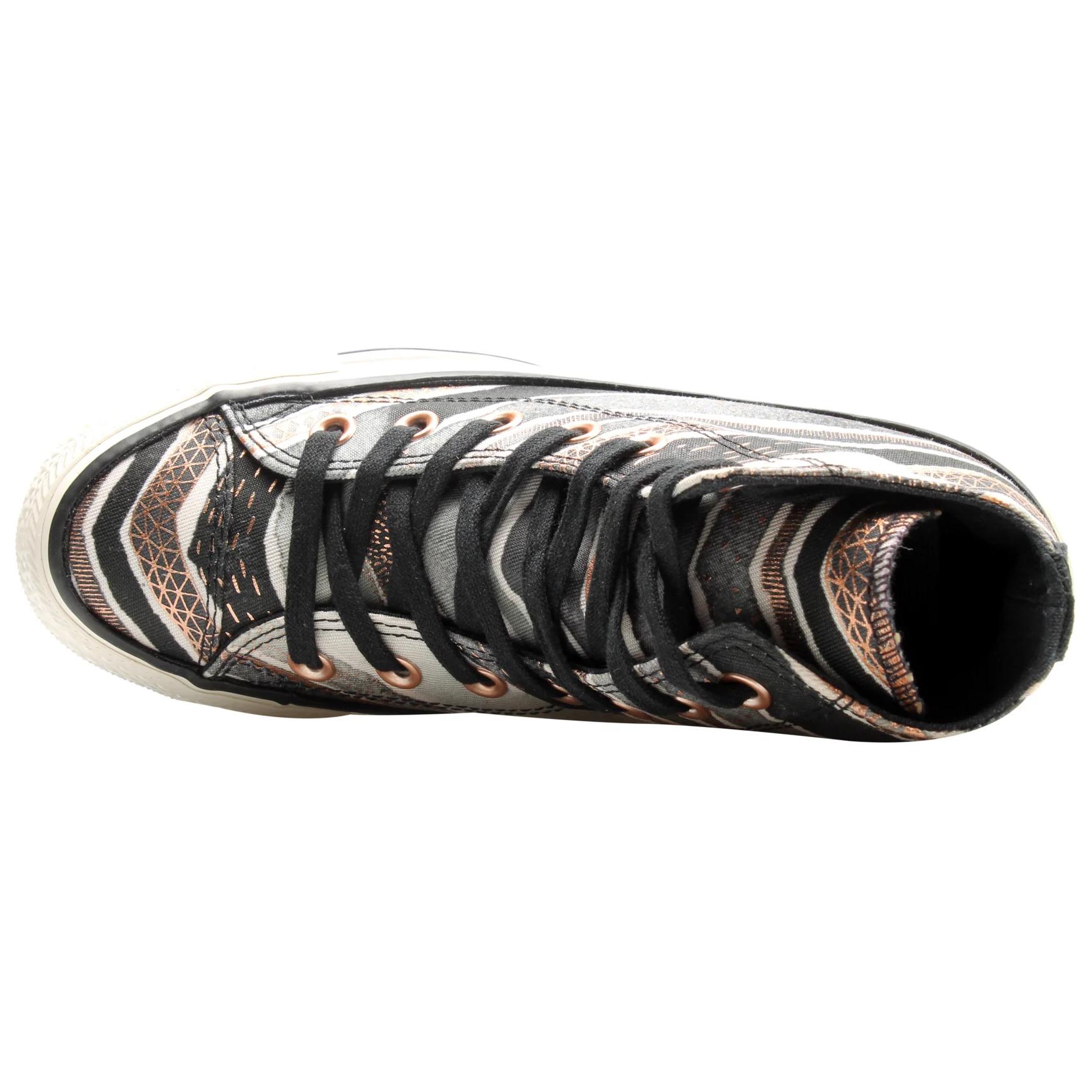 (W) Converse Chuck Taylor All Star Hi Festive Stripe Black Dolphin 圖 2