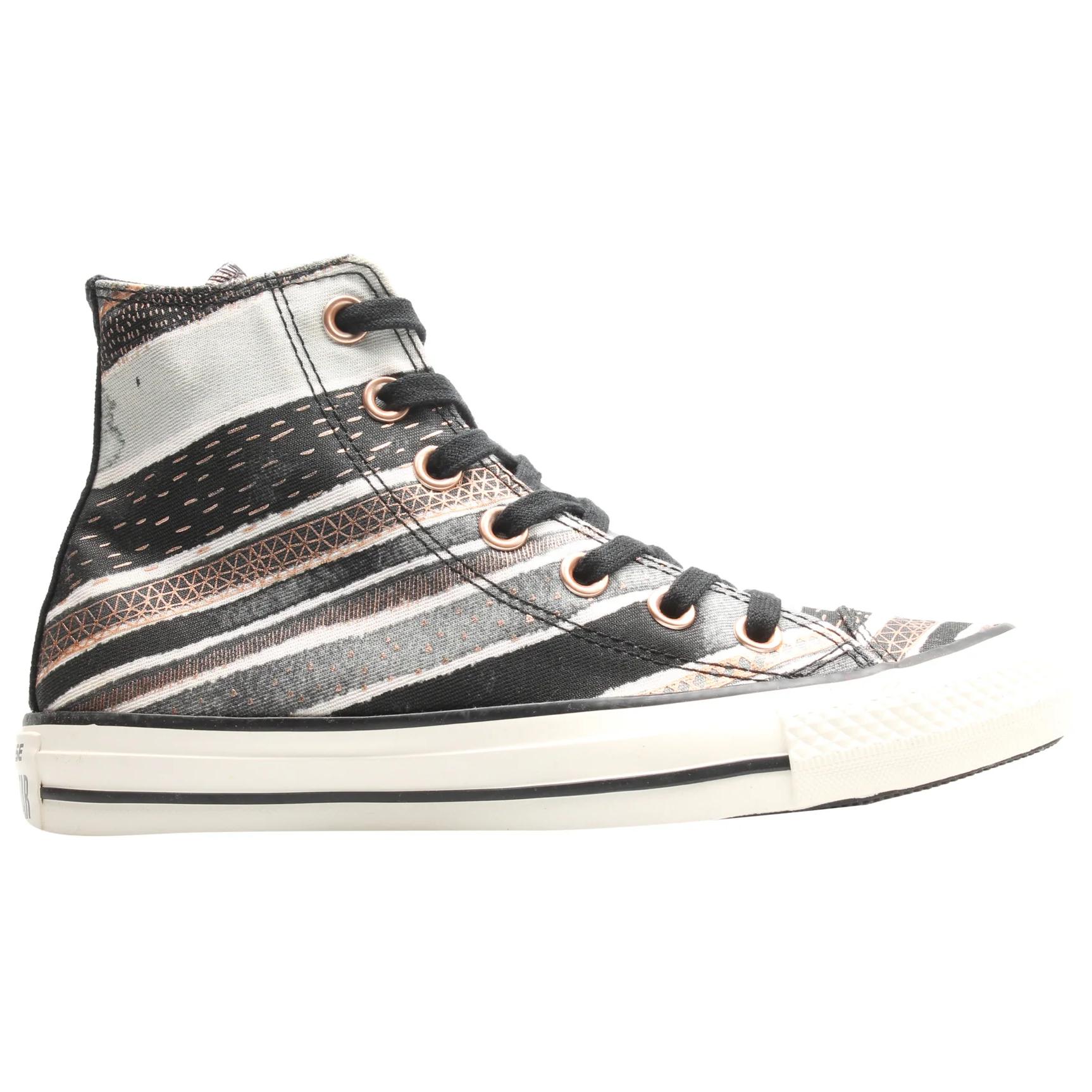 (W) Converse Chuck Taylor All Star Hi Festive Stripe Black Dolphin 圖 4