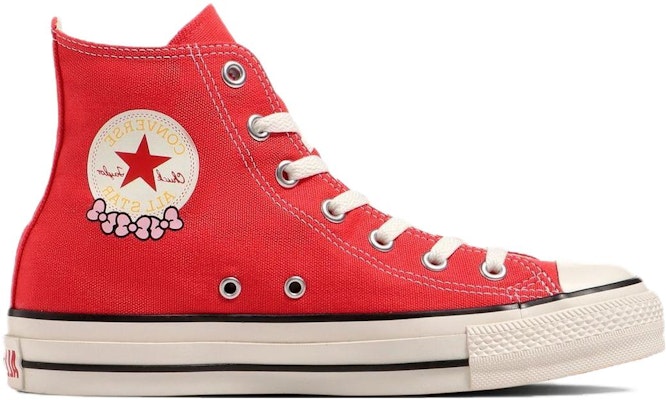 三麗鷗 x Converse All Star 美樂蒂 耐磨輕便 高筒 帆布鞋 女款 紅色 日版 Order 三麗鷗 x Converse All Star 美樂蒂 耐磨輕便 高筒 帆布鞋 女款 紅色 日版