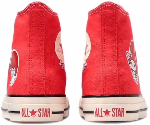 三麗鷗 x Converse All Star 美樂蒂 耐磨輕便 高筒 帆布鞋 女款 紅色 日版 Purchase 三麗鷗 x Converse All Star 美樂蒂 耐磨輕便 高筒 帆布鞋 女款 紅色 日版