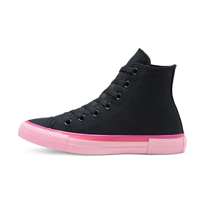 (W) Converse Chuck Taylor All Star Black/Pink