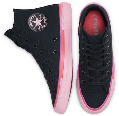 (W) Converse Chuck Taylor All Star Negro/Rosa 568804C Shop (W) Converse Chuck Taylor All Star Negro/Rosa 568804C