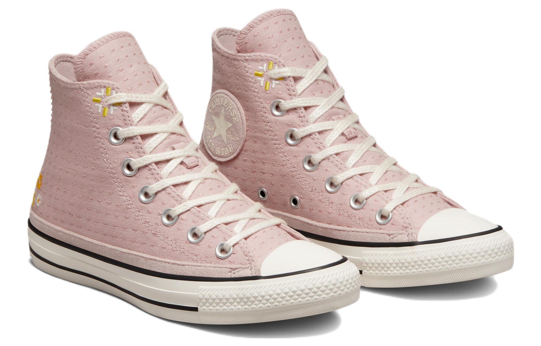 Lookbook （女款）Converse Chuck Taylor All Star 高筒 '秋季刺繡 - 石紫色' A05065C