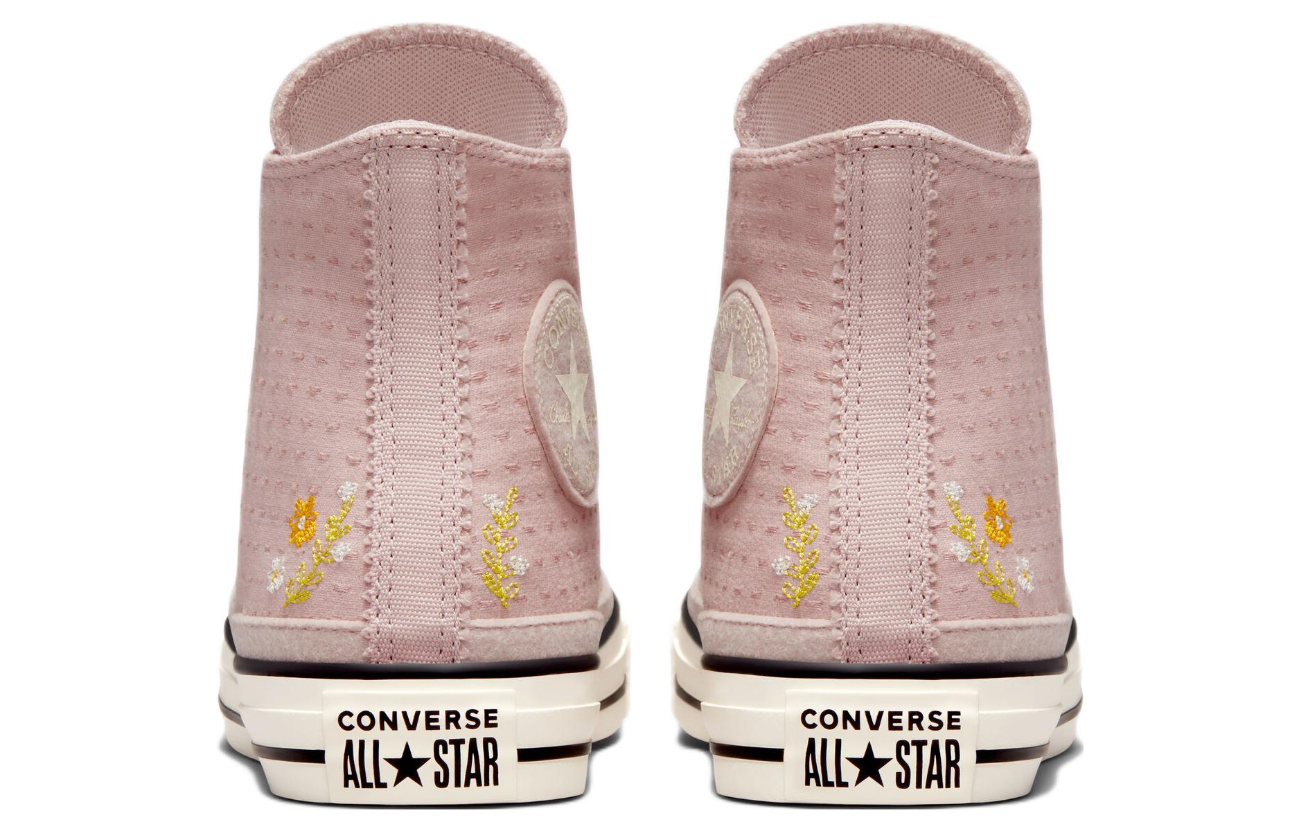 Shop （女款）Converse Chuck Taylor All Star 高筒 '秋季刺繡 - 石紫色' A05065C