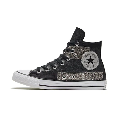 (W) Converse Chuck Taylor All Star High 'Black Glitter'