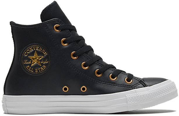 (W) Converse Chuck Taylor All Star /Gold 'Hitam' 568659C Order (W) Converse Chuck Taylor All Star /Gold 'Hitam' 568659C
