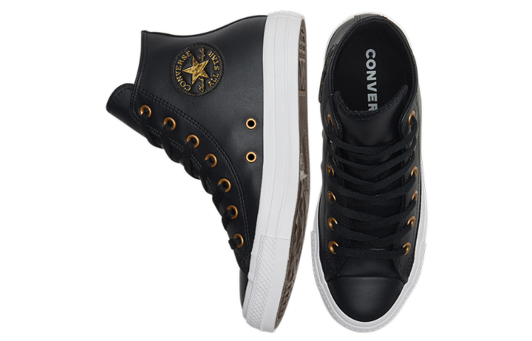 Shop (W) Converse Chuck Taylor All Star /Gold 'Hitam' 568659C