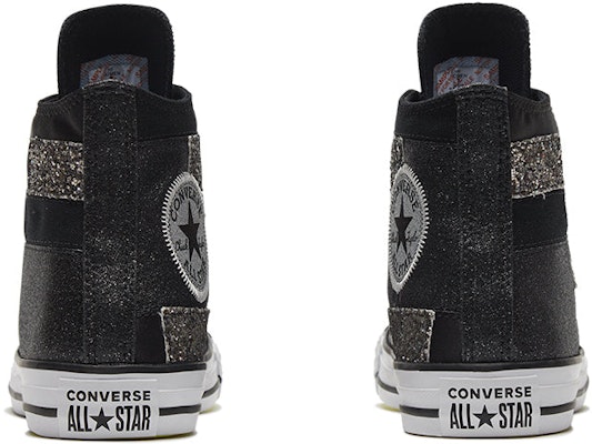 (W) Converse Chuck Taylor All Star Tinggi 'Hitam Berkilau' 569427C Shop (W) Converse Chuck Taylor All Star Tinggi 'Hitam Berkilau' 569427C