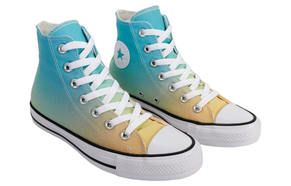 (W) Converse Chuck Taylor All Star High 'Blue Yellow Green' 圖 3