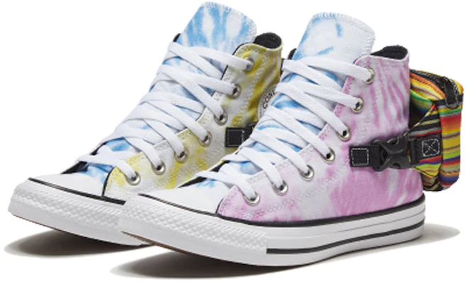 (女性)Converse Chuck Taylor All Star 高筒‘Buckle Up - 彩虹紮染’ 568264C Shop (女性)Converse Chuck Taylor All Star 高筒‘Buckle Up - 彩虹紮染’ 568264C
