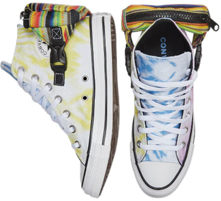 (女性)Converse Chuck Taylor All Star 高筒‘Buckle Up - 彩虹紮染’ 568264C Purchase (女性)Converse Chuck Taylor All Star 高筒‘Buckle Up - 彩虹紮染’ 568264C