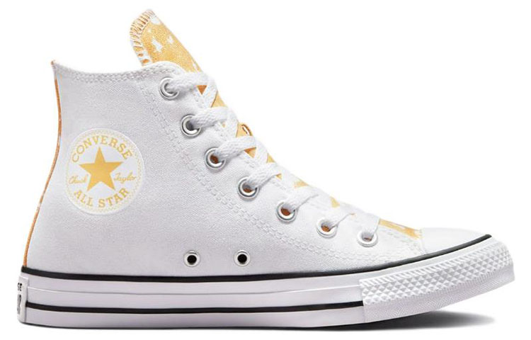 (W) Converse Chuck Taylor All Star High 'Classic Canvas - White Yellow' 圖 2