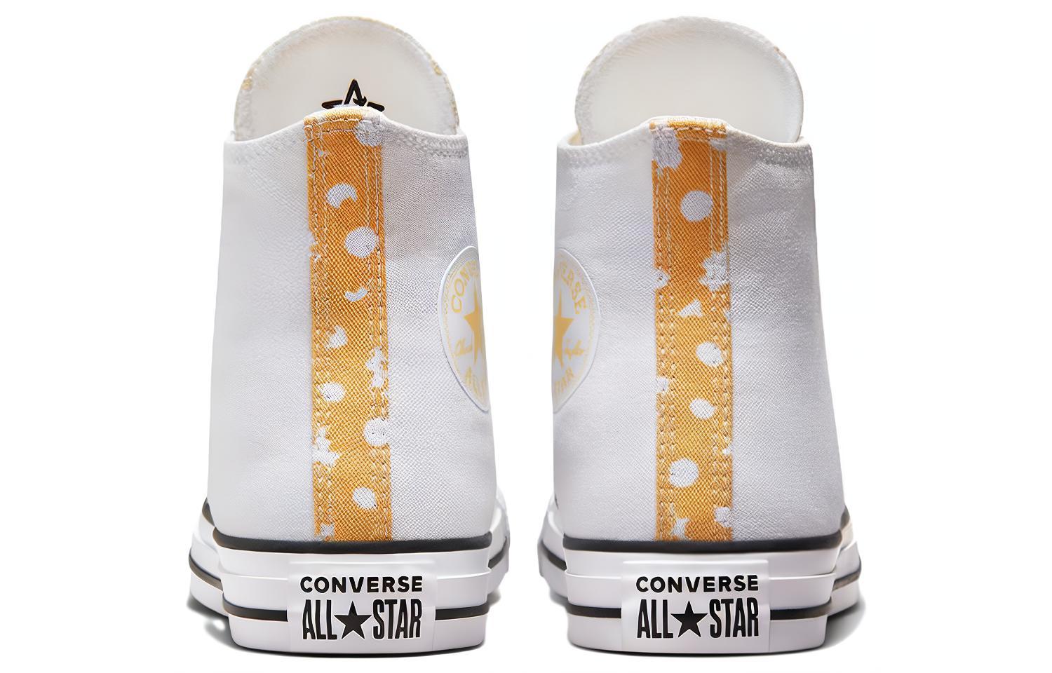 (W) Converse Chuck Taylor All Star High 'Classic Canvas - White Yellow' 圖 5