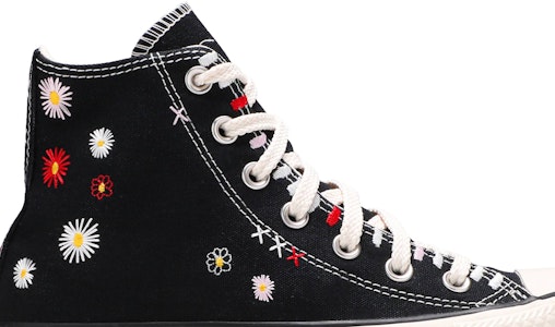 (W) Converse Chuck Taylor All Star 高筒「雛菊刺繡 - 黑色」 567993C Order (W) Converse Chuck Taylor All Star 高筒「雛菊刺繡 - 黑色」 567993C