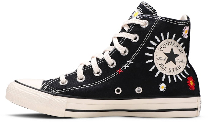 White converse 2025 black trim