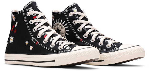 (W) Converse Chuck Taylor All Star 高筒「雛菊刺繡 - 黑色」 567993C Cheap (W) Converse Chuck Taylor All Star 高筒「雛菊刺繡 - 黑色」 567993C