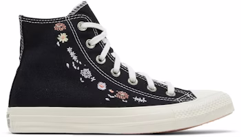 (Women) Converse Chuck Taylor All Star High 'Embroidered Floral - Black' A01585C (Women) Converse Chuck Taylor All Star High 'Embroidered Floral - Black' A01585C