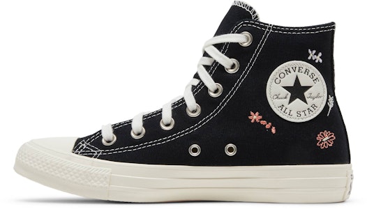 (W) Converse Chuck Taylor All Star High 'Bordir Bunga - Hitam' A01585C Lookbook (W) Converse Chuck Taylor All Star High 'Bordir Bunga - Hitam' A01585C