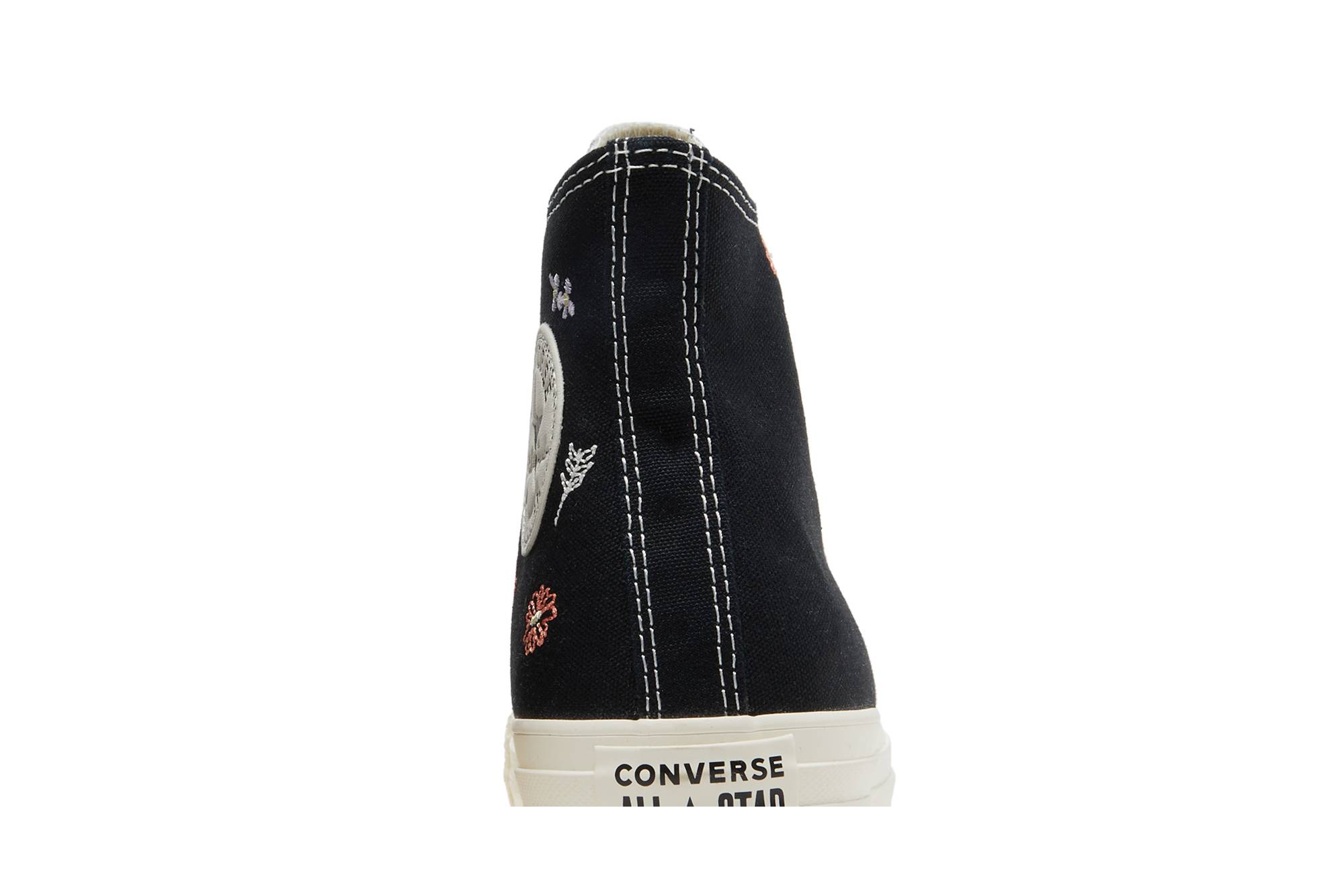 Sizing (W) コンバース チャックテイラー オールスター ハイ '刺繍フローラル - ブラック' A01585C