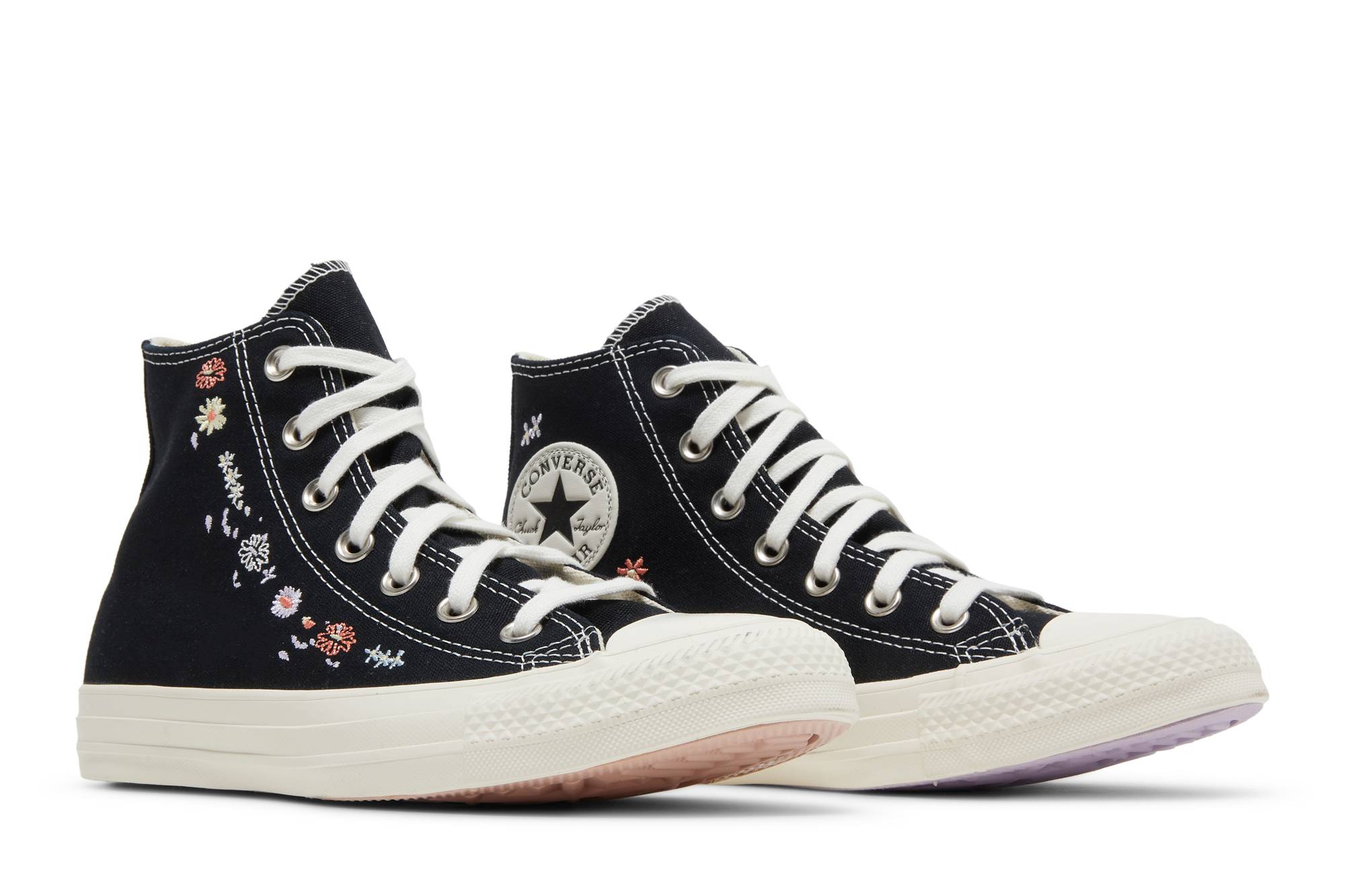 Cheap (W) コンバース チャックテイラー オールスター ハイ '刺繍フローラル - ブラック' A01585C