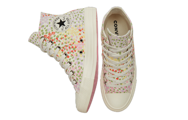 Shop (W) 컨버스 척테일러 올스타 하이 '플로럴 프린트 - 에그렛' A01594C
