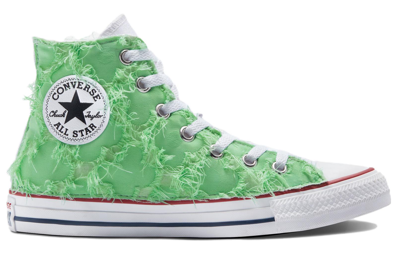 (W) Converse Chuck Taylor All Star High 'Frayed Cotton Green' 圖 2