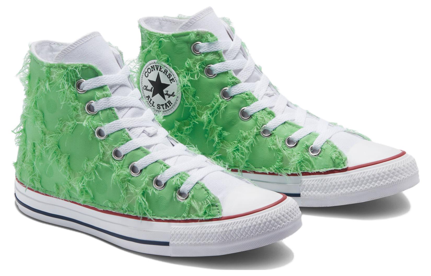 (W) Converse Chuck Taylor All Star High 'Frayed Cotton Green' 圖 3
