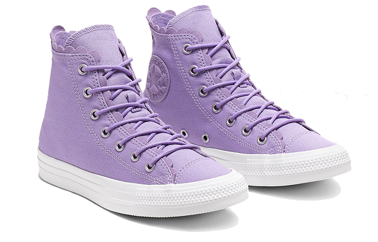 (W) Converse Chuck Taylor All Star High 'Frilly Thrills - Washed Lilac' 圖 3