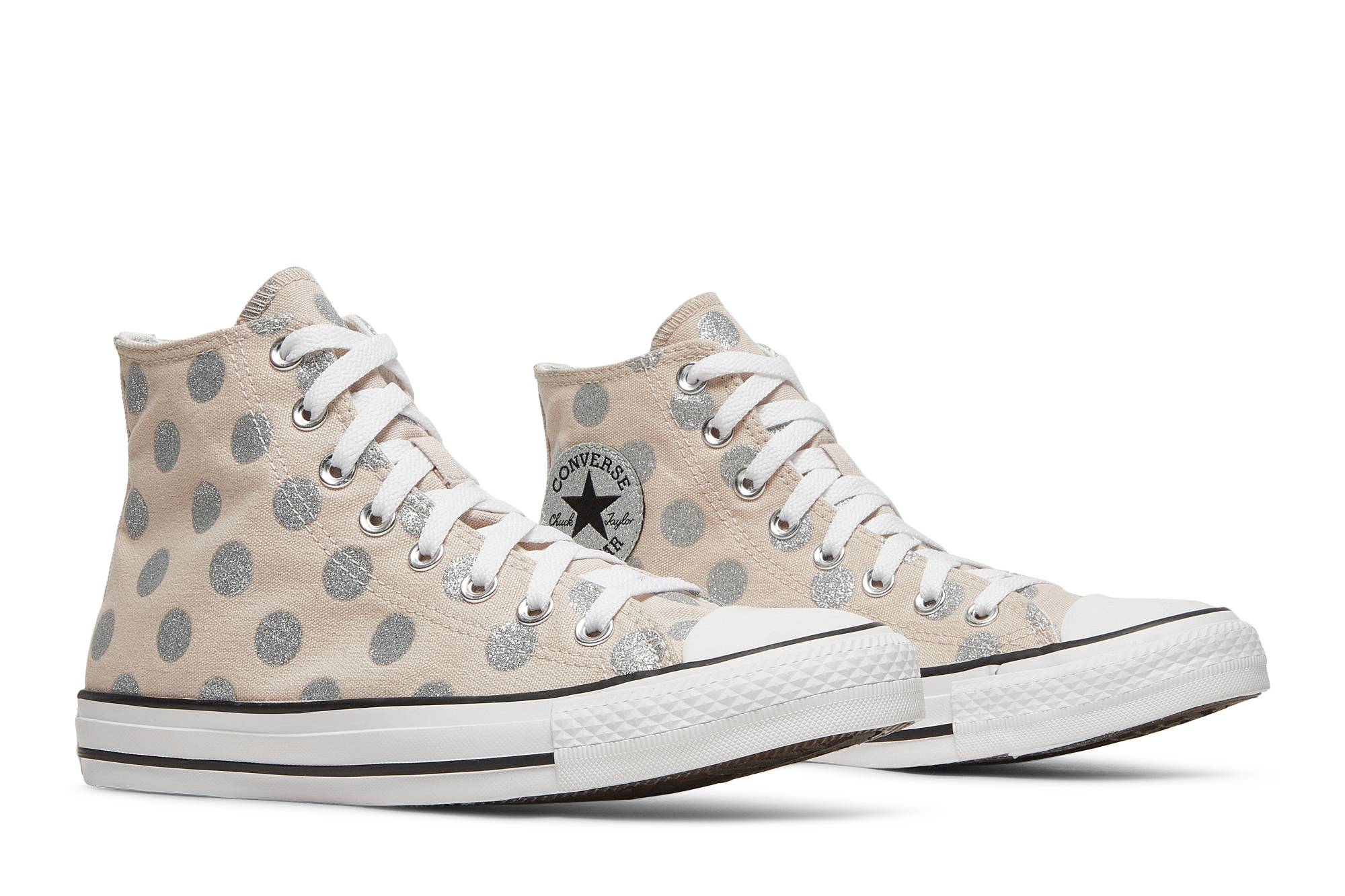 (W) Converse Chuck Taylor All Star High 'Glitter Polka Dots' 圖 8