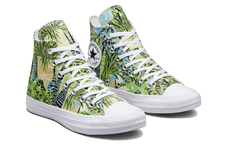 Lookbook (W) コンバース チャックテイラー オールスター 緑白 (Konbāsu Chakku Teirā Ōrusutā MidoriShiro) A00547C