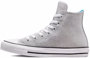 (Women) Converse Chuck Taylor Authentic Glam Hi 'Gray Silver' 572046C (Women) Converse Chuck Taylor Authentic Glam Hi 'Gray Silver' 572046C