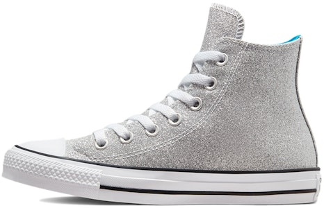 Converse Chuck Taylor All Star 磨砂鞋面 高筒休閒帆布鞋 女款 灰銀色 Buy Converse Chuck Taylor All Star 磨砂鞋面 高筒休閒帆布鞋 女款 灰銀色