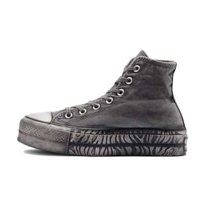 (W) Converse Chuck Taylor All Star High 'Grey Zebra'
