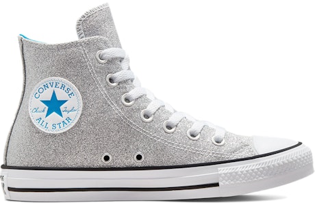Converse Chuck Taylor All Star 磨砂鞋面 高筒休閒帆布鞋 女款 灰銀色 Order Converse Chuck Taylor All Star 磨砂鞋面 高筒休閒帆布鞋 女款 灰銀色