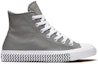 Order (W) Converse Chuck Taylor All Star Botas Alta de Cuero Gris 'Blanco' 566130C