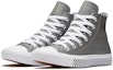 Lookbook (W) Converse Chuck Taylor All Star Botas Alta de Cuero Gris 'Blanco' 566130C