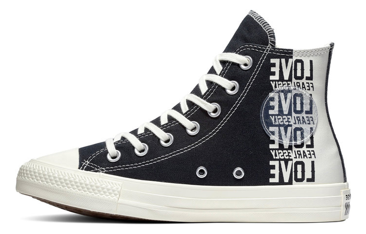(Women) Converse Love Fearlessly Chuck Taylor All Star 'Black And White' 567309C