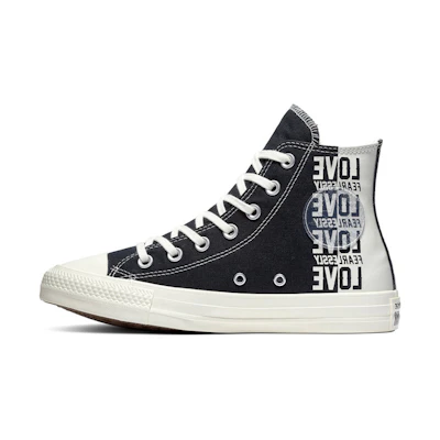 (W) Converse Love Fearlessly Chuck Taylor All Star 'Black And White'