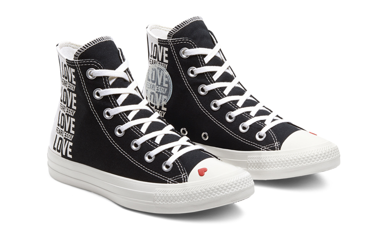Order Converse 愛無懼 Chuck Taylor All Star 防滑耐磨 高筒 帆布鞋 女款 黑