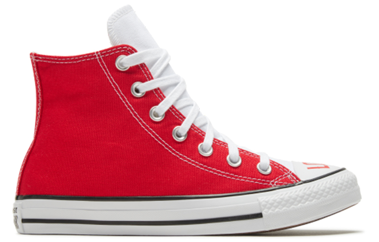 Order Converse Chuck Taylor All Star Love Fearlessly 防滑耐磨 高筒 帆布鞋 女款 紅白