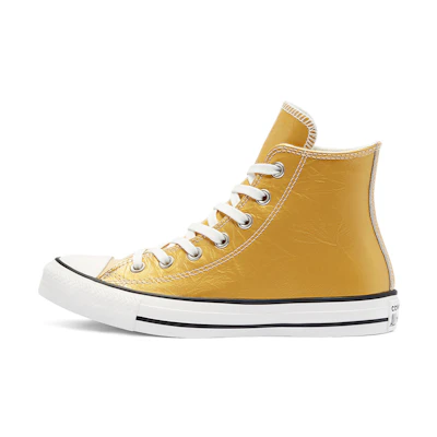 (W) Converse Chuck Taylor All Star High 'Metallic Classics - Gold'