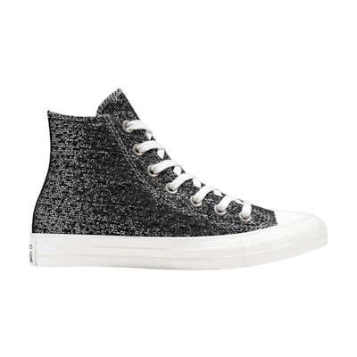 (W) Converse Chuck Taylor All Star High 'Metallic Shimmer - Black'