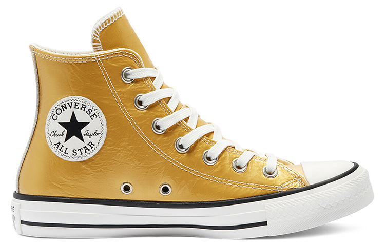 (W) Converse Chuck Taylor All Star High 'Metallic Classics - Gold' 圖 2