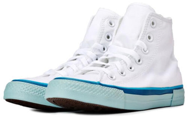 (W) Converse Chuck Taylor All Star Hi 'Putih Biru' 568805C Order (W) Converse Chuck Taylor All Star Hi 'Putih Biru' 568805C