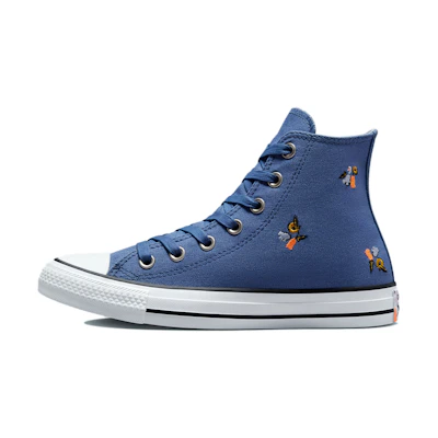 (W) Converse Chuck Taylor All Star High 'Navy Floral Embroidery'