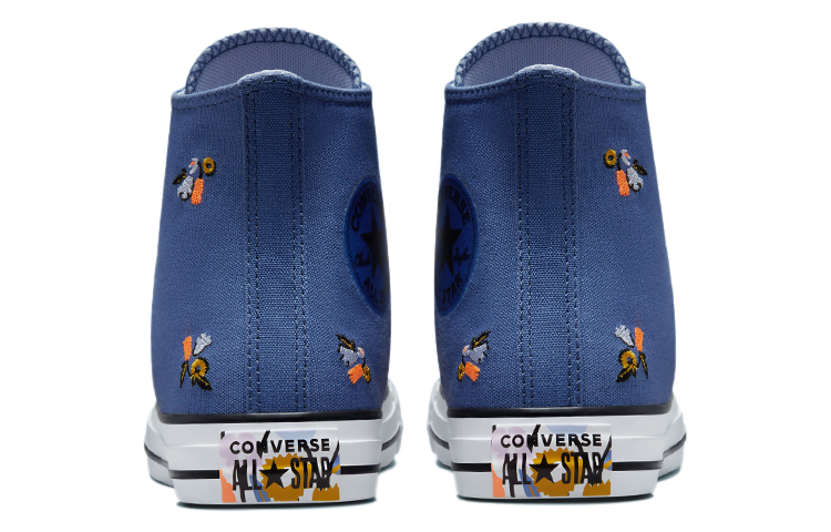 (W) Converse Chuck Taylor All Star High 'Navy Floral Embroidery' 圖 5